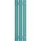 Ekena Millwork True Fit PVC, Three Board Spaced Board-n-Batten Shutters, Pure Turquoise, 17 1/8W x 32H, PR TFP101SBF17X032PT - alternate 2